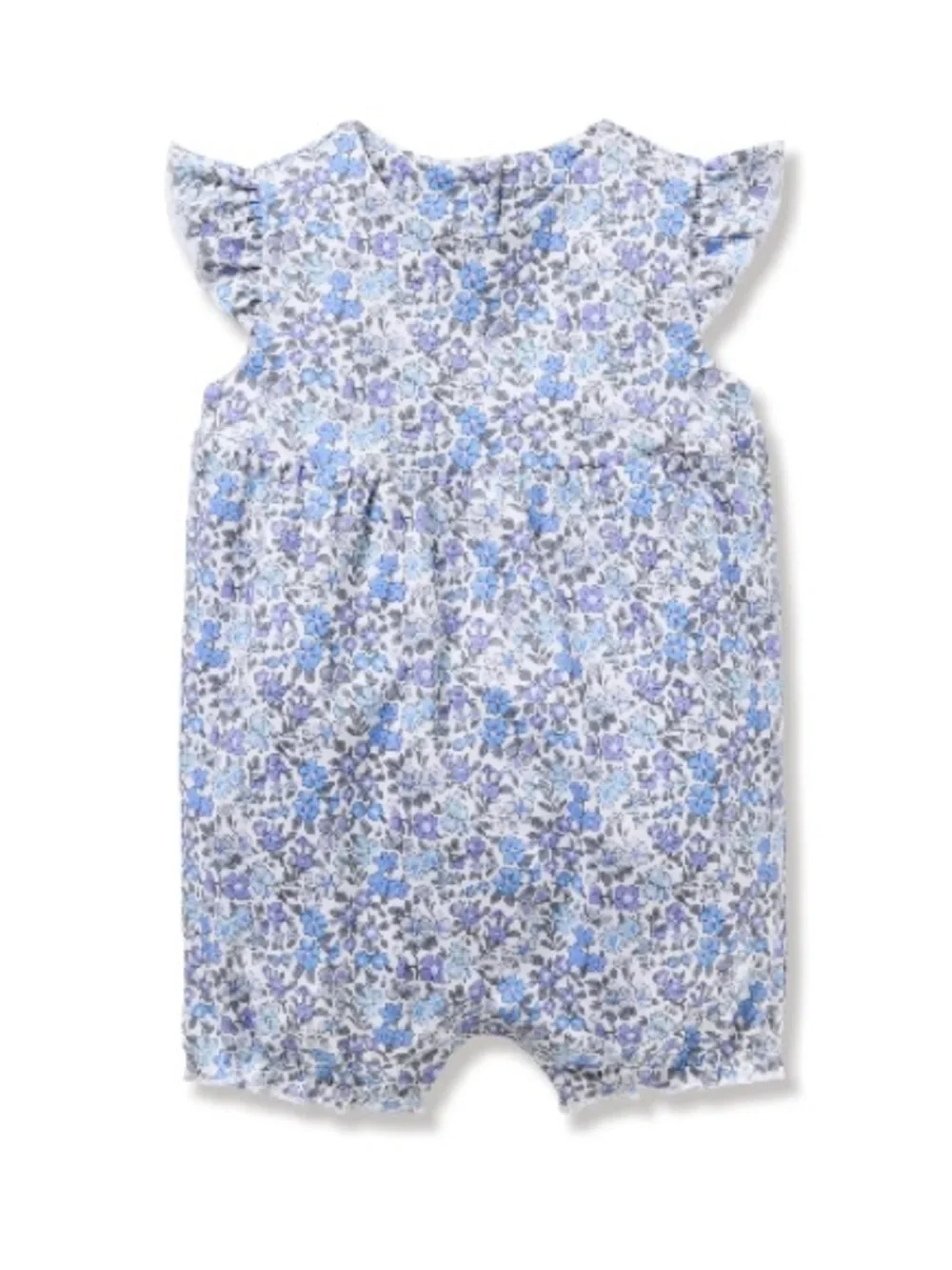 Petite Plume Fleur d’Azur Isla Romper Blue Floral